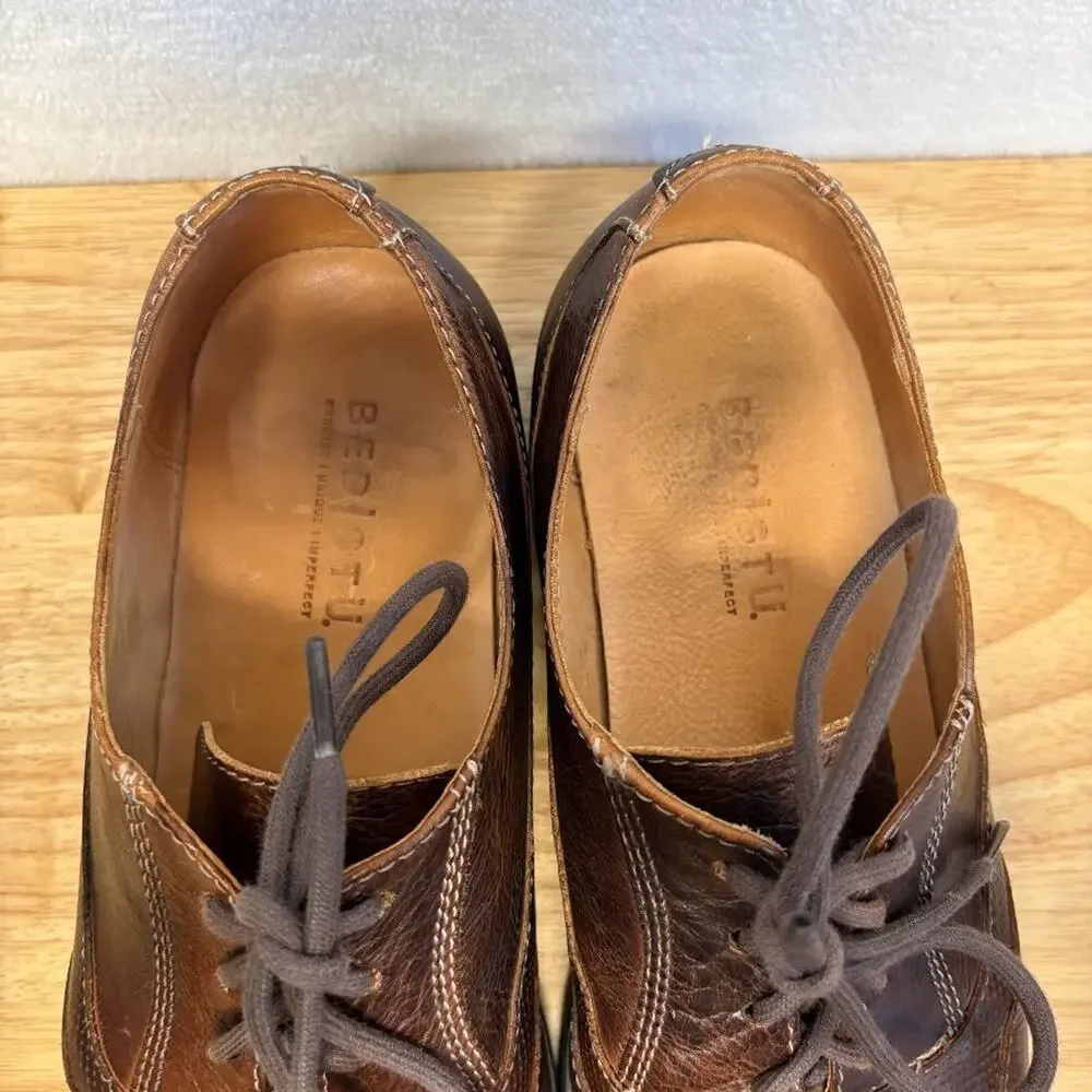 BED STU Brown Leather Wingtip Oxford Shoes Men’s 9